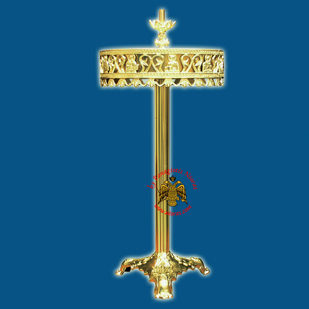 Orthodox Church Style Candelabrum Aluminum for Candles D:40x80cm